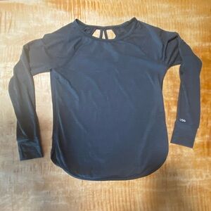 DSG girls size youth Large (14) long sleeve shirt with back cutout detail